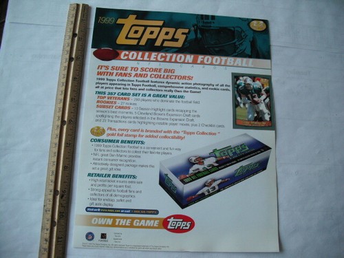1999 topps football card - 1999,