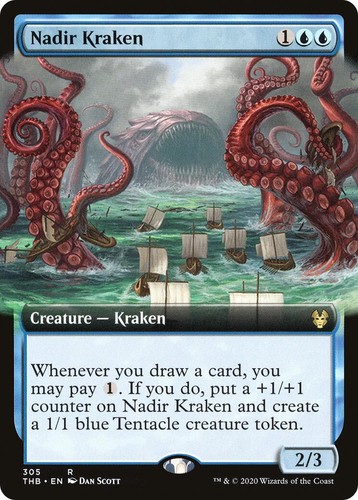 Nadir kraken - kraken, art)