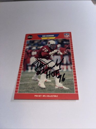 Dan dierdorf signed louis - dan, st.